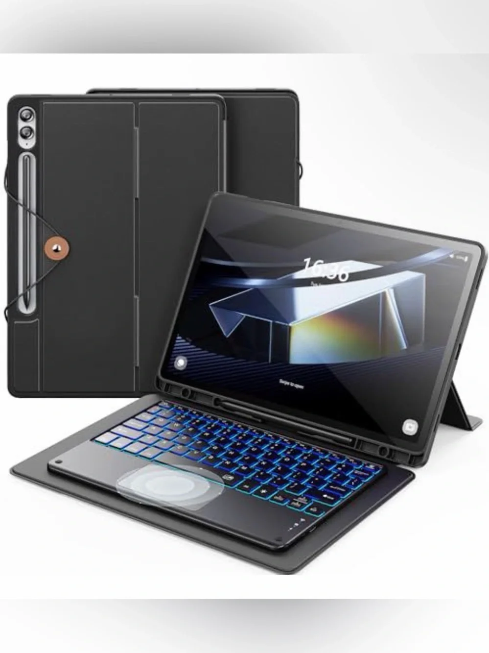Keyboard Case for Samsung Galaxy Tab S10 Plus/S9 Plus /S9 FE+ (12.4 inch)